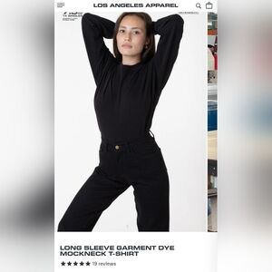 LAA Black LS Tee
